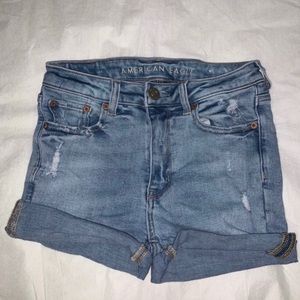 AMERICAN EAGLE jean shorts super stretch long